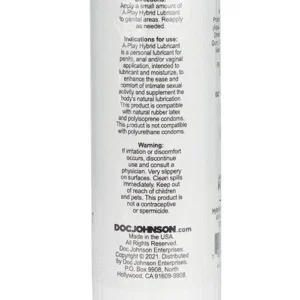 A Play Hybrid Anal Lubricant - 4 Oz