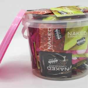 120 Flavored Four Seasons Condoms In A Bucket